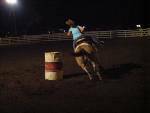 That me running barrels at a local show.