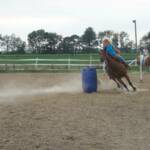 Thats me running barrels at home. Just playing around.